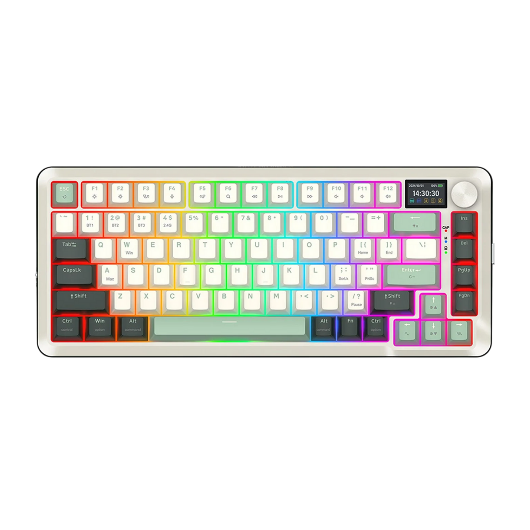 Redragon K708 Pro Wireless Mechanical Gaming Keyboard - Gasket-Mounted RGB Backli