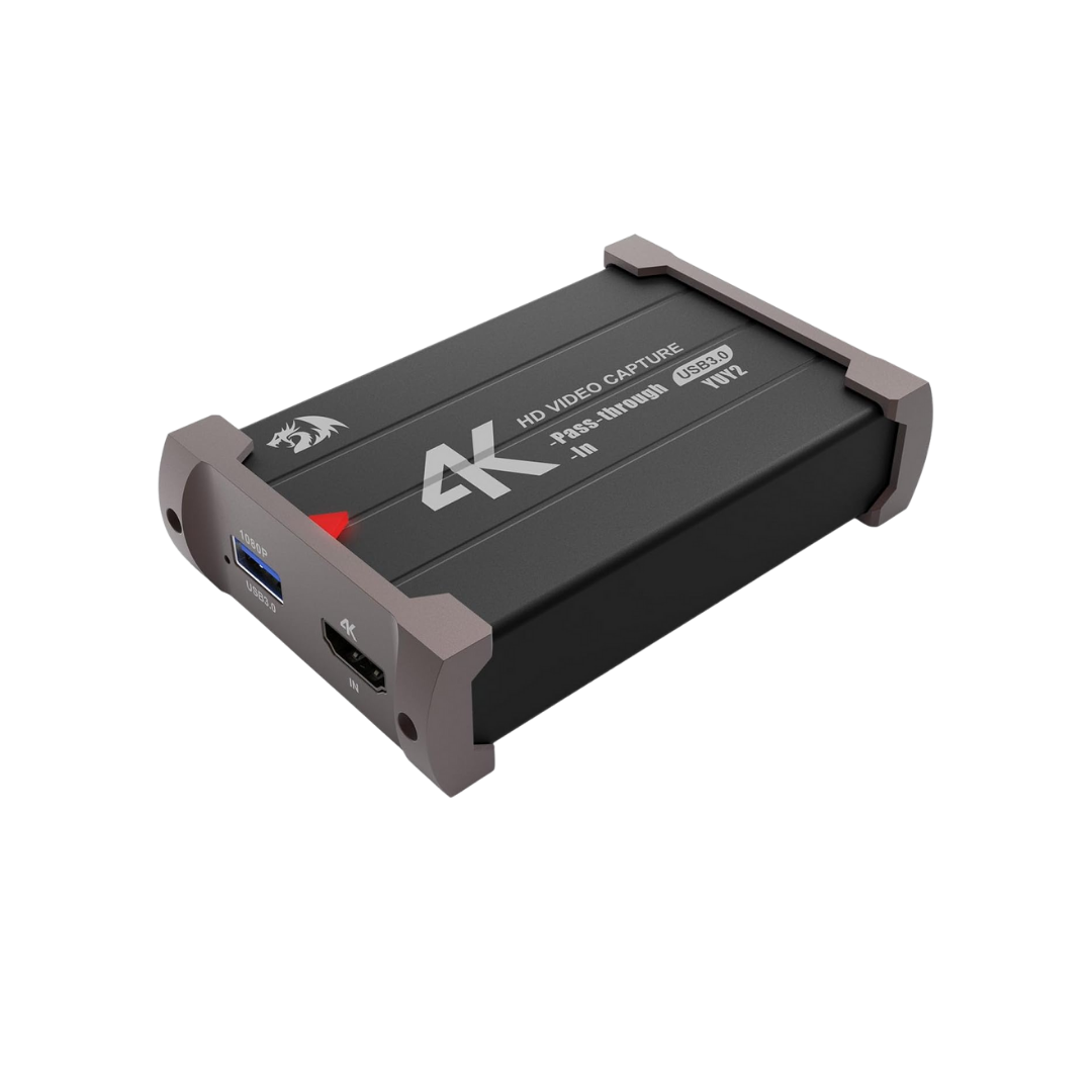 Redragon VC321 4K Video Capture Card, USB 3.0 1080p 60fps Video Capture