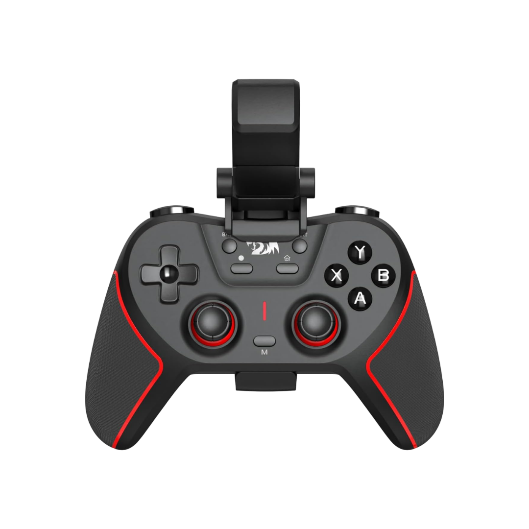 Redragon sempiten black and red gamer controller with cell phone holder g712