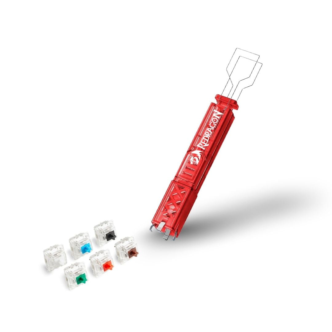 Redragon 2 in 1 keycap puller hot-swappable keyboards switches remover for mechanical keyboards shaft removal