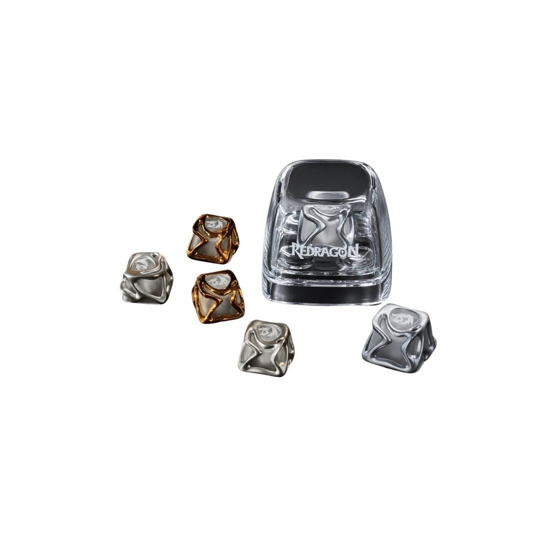Redragon crystalflow™ liquid metal rgb artisan mechanical keyboard keycap – premium custom esc key (1 pcs)