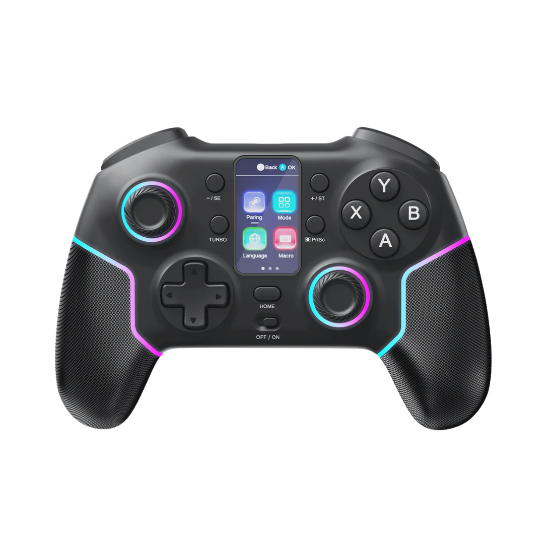 Redragon g902 drax wireless lcd display controller with rgb backlight (black). Ps4-pc-mobile