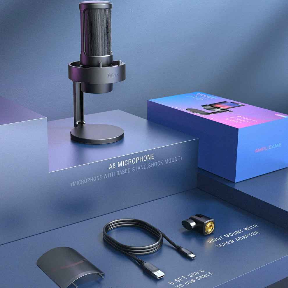 FIFINE AmpliGame A8 USB Condenser Microphone