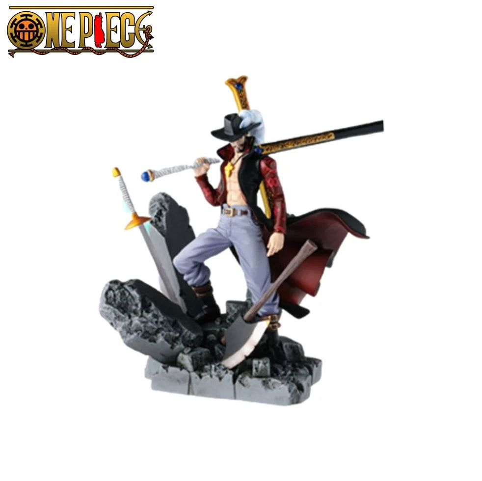 Dracule mihawk action figure one piece - anime figures