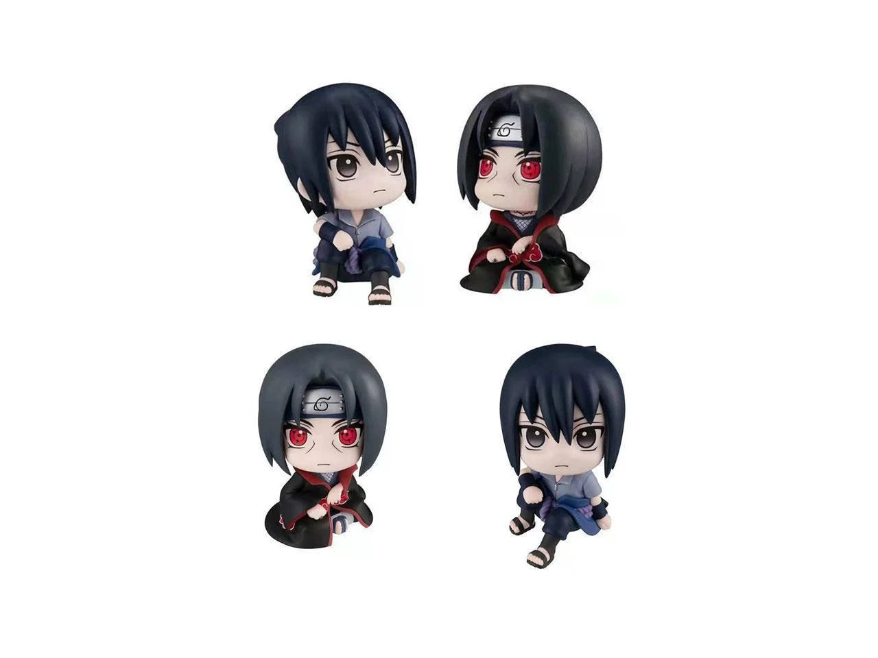 Naruto ornaments cute uzumaki naruto kakashi uchiha itachi sasuke sitting - anime figures
