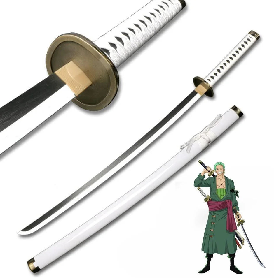 Anime black samurai ninja wooden sword with scabbard,katana sword weapon props anime ninja sword toy,anime fans(104cm)