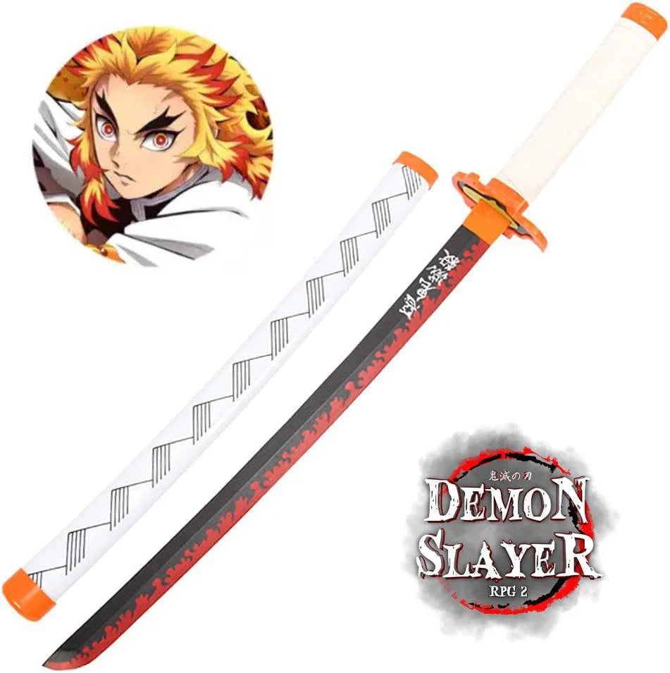 Demon slayer flame-hashira kyojuro rengoku - demon slayer 104cm - anime swords