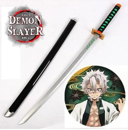 Demon slayer sword,wooden knife manga prop,tomioka yoshio - anime swords