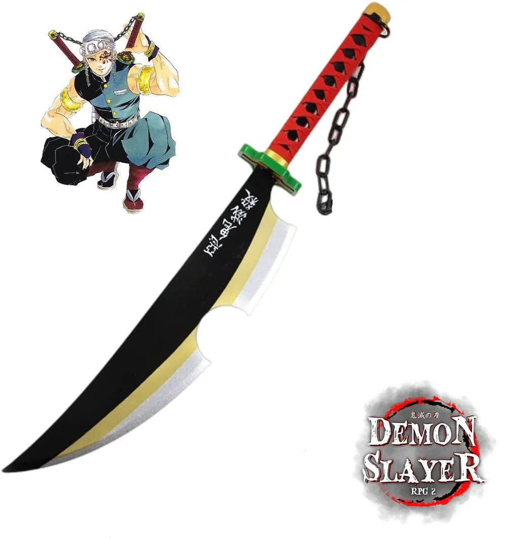 Demon slayer uzui tengen ninja katana blade - 104cm - anime swords