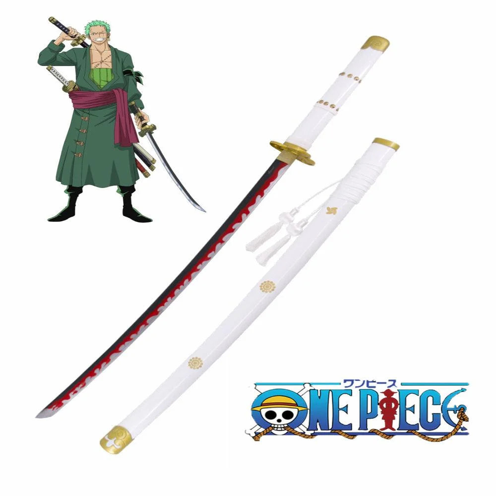 Katana enma de zoro de one piece white 104cm sword - anime swords