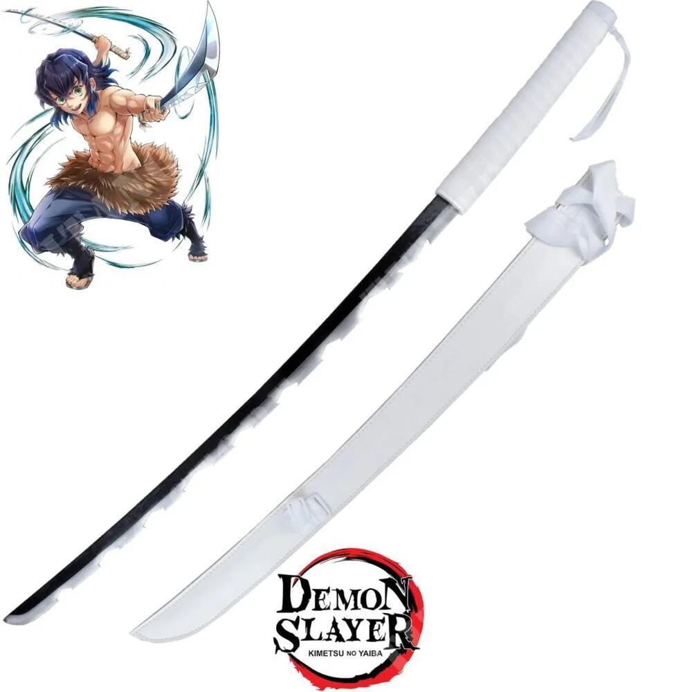 Katana inosuke hashibira kimetsu no yaiba demon slayer 104cm - anime swords