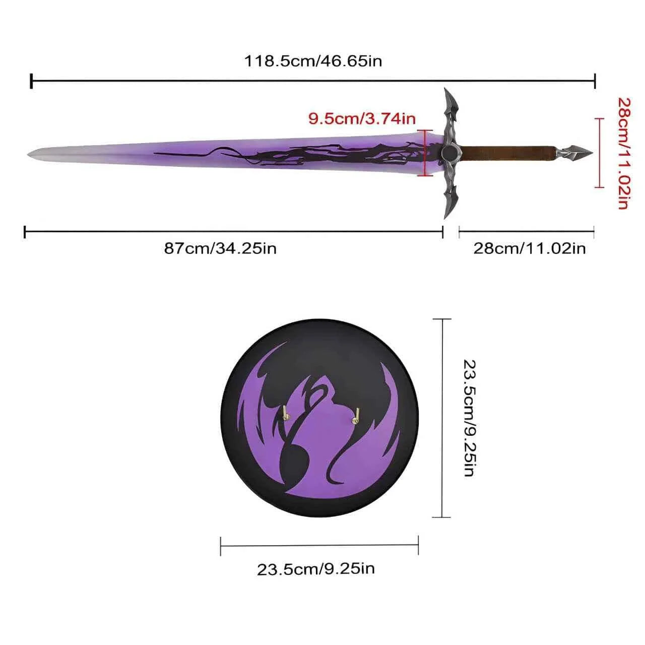 Solo leveling demon king longsword - anime swords