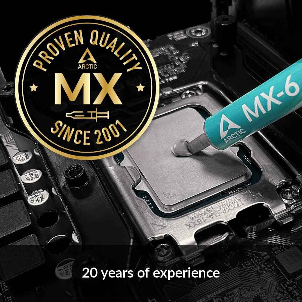 Arctic Mx-6 (4 G, Incl. 6 Mx Cleaner) - Ultimate Performance Thermal Paste