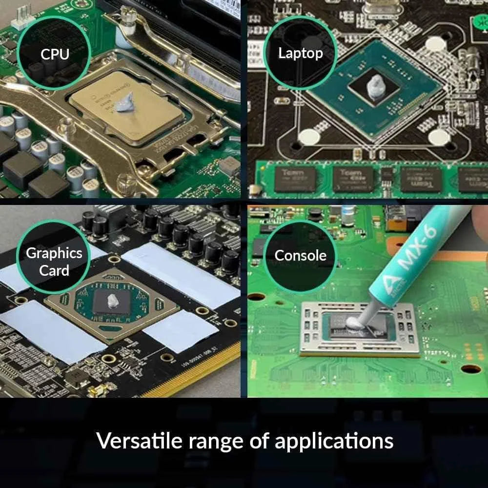 Arctic mx-6 thermal paste - ultimate performance with 6 mx cleaner included