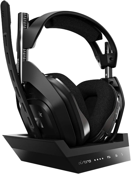 Astro Gaming A50 Wireless Headset + Base Station Gen 4 - Compatible with Ps5, Ps4, Pc, Mac - Black/silver - Gameonjo