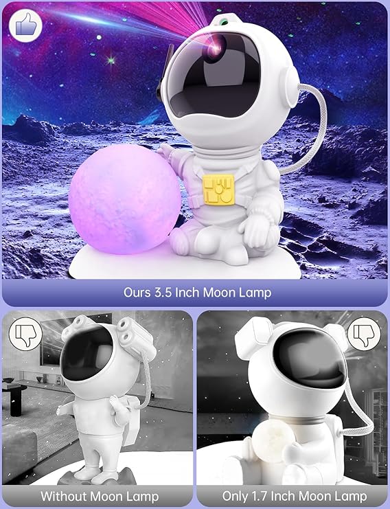 Astronaut Galaxy Projector, 3 in 1