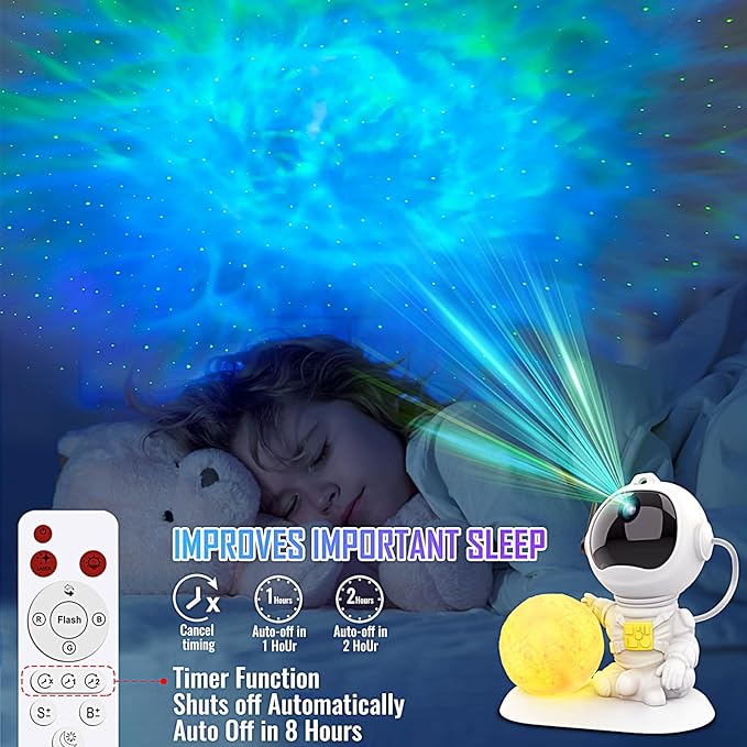 Astronaut Galaxy Projector, 3 in 1