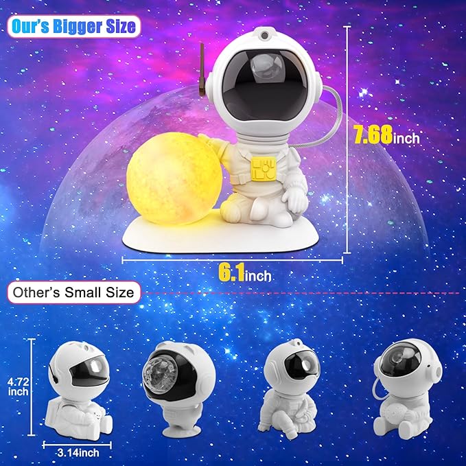 Astronaut Galaxy Projector, 3 in 1