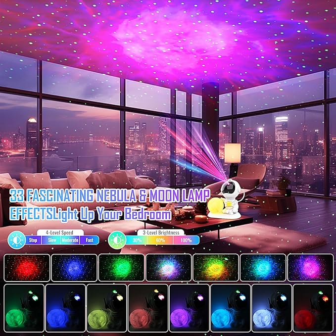 Astronaut Galaxy Projector, 3 in 1