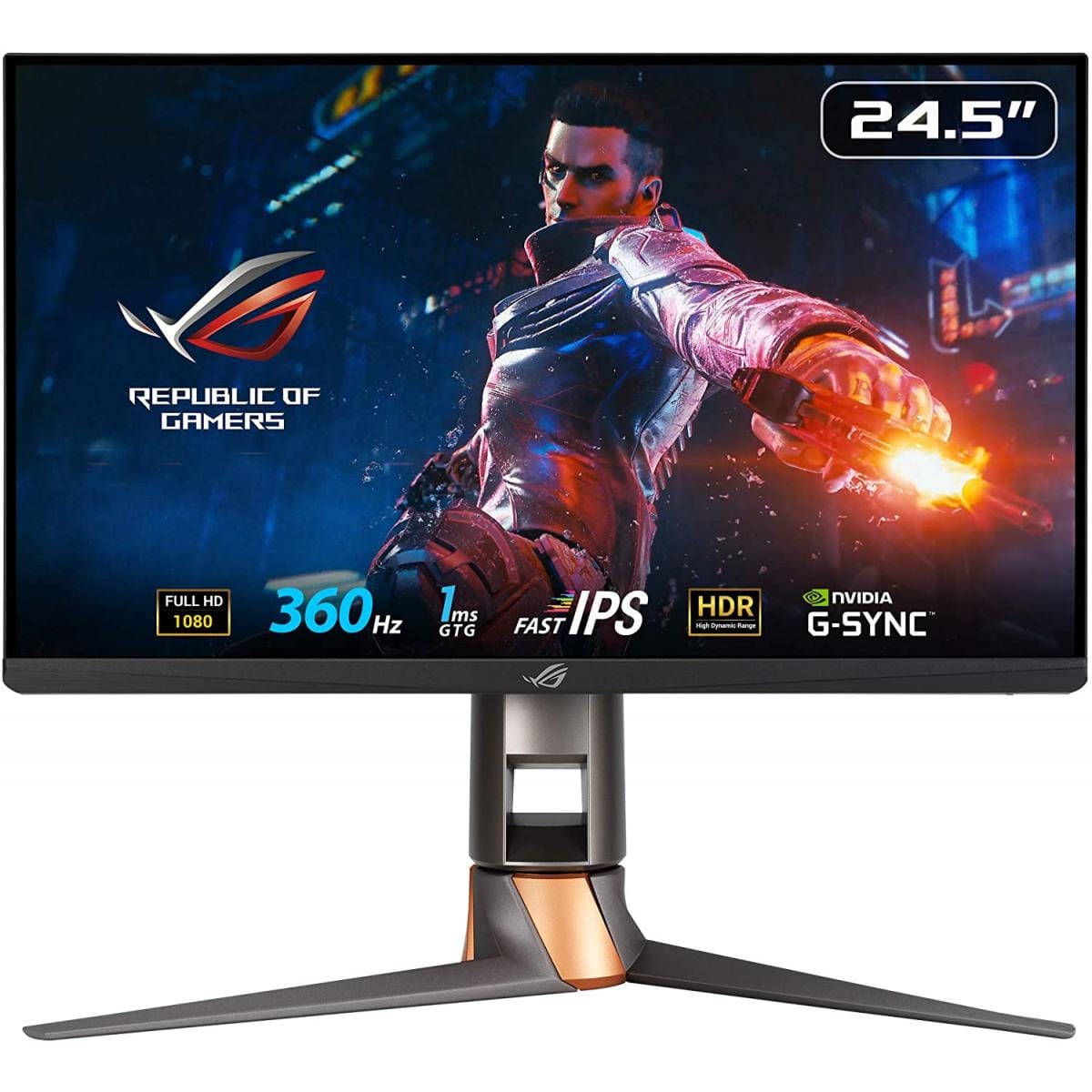 Asus Rog Swift 360hz Pg259qn 24.5” Fast Ips 1ms - Gameonjo