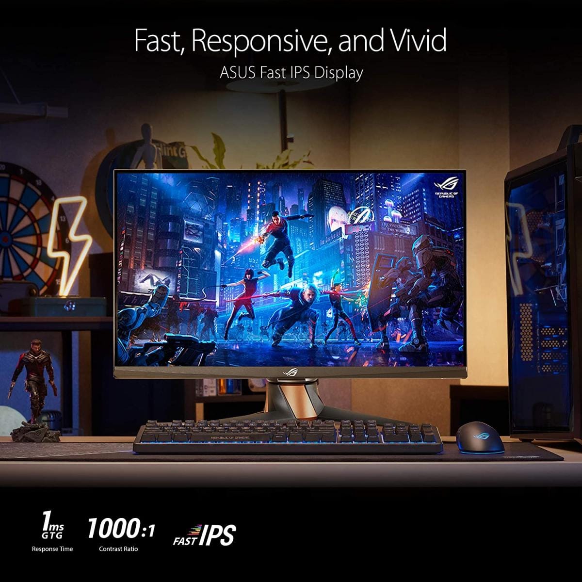 Asus Rog Swift 360hz Pg259qn 24.5” Fast Ips 1ms - Gameonjo