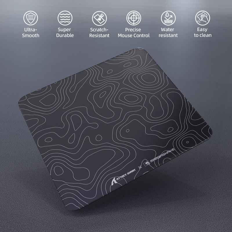 ATTACK SHARK CM05 Tempered Glass Gaming Mouse Pad