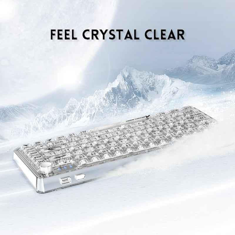 ATTACK SHARK K75 RGB Transparent Mechanical Keyboard