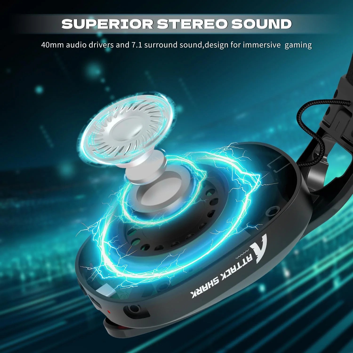Attack shark l90 ultra-light wireless headset,rgb,foldable,triple- mode-2.4ghz/bluetooth/wired gaming headphone