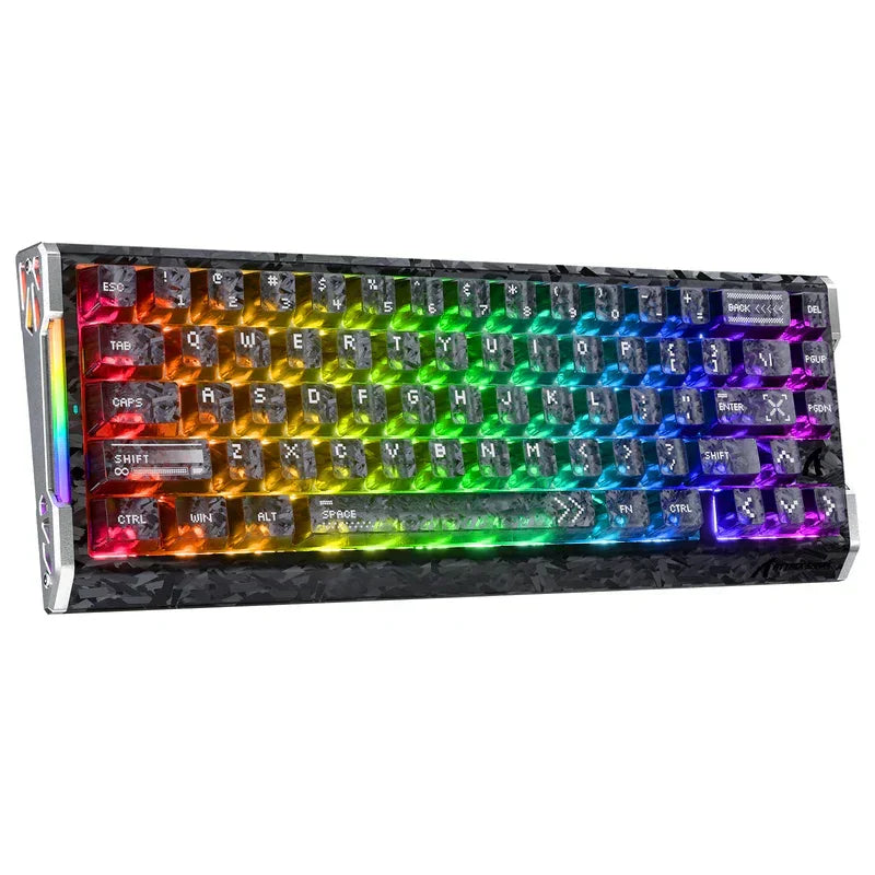 Attack shark r68 he 60% wired rapid trigger 8k mechanical rgb gaming keyboard with 0.005mm accuracy,0.08ms latency,256k