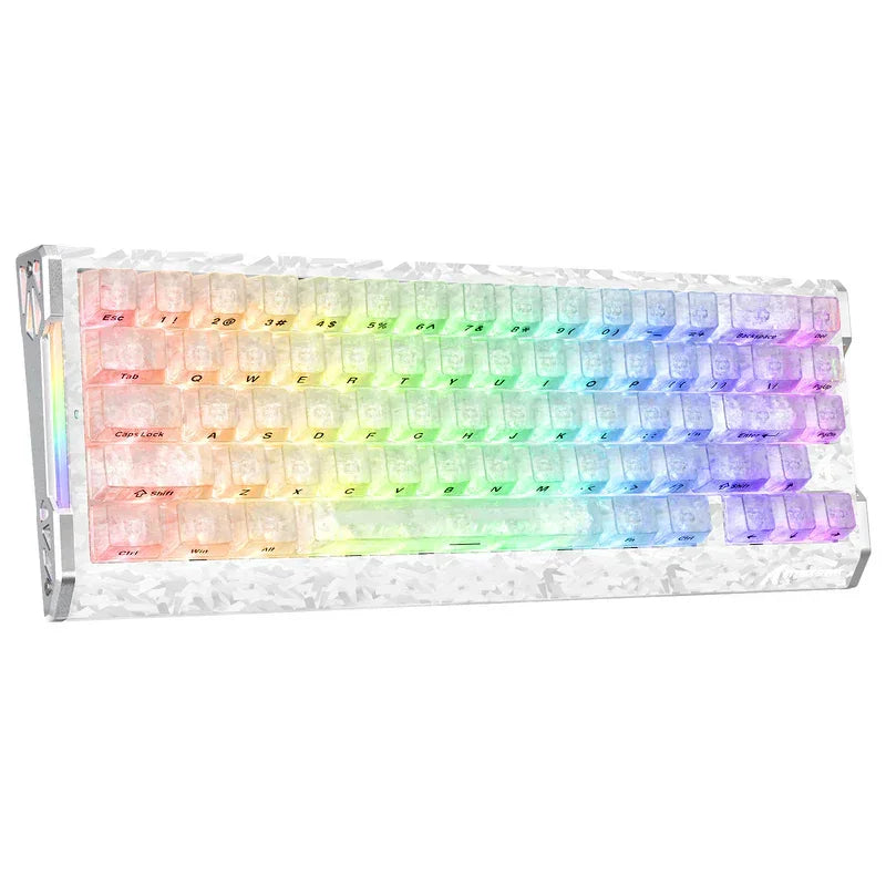 Attack shark r68he 60% wired rapid trigger 8k mechanical rgb gaming keyboard with 0.005mm accuracy,0.08ms latency,256k