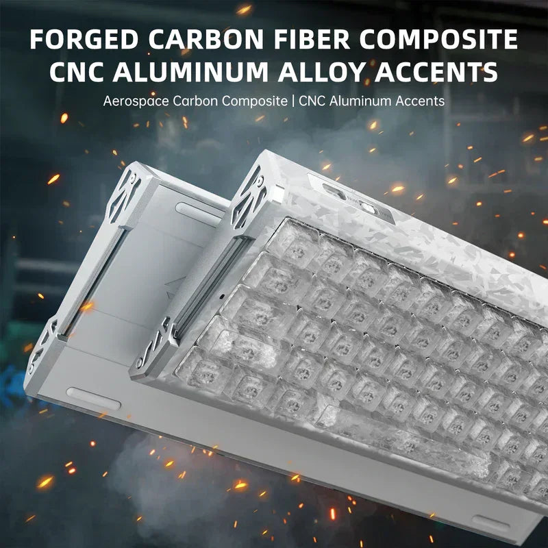 Attack shark r68he 60% wired rapid trigger 8k mechanical rgb gaming keyboard with 0.005mm accuracy,0.08ms latency,256k
