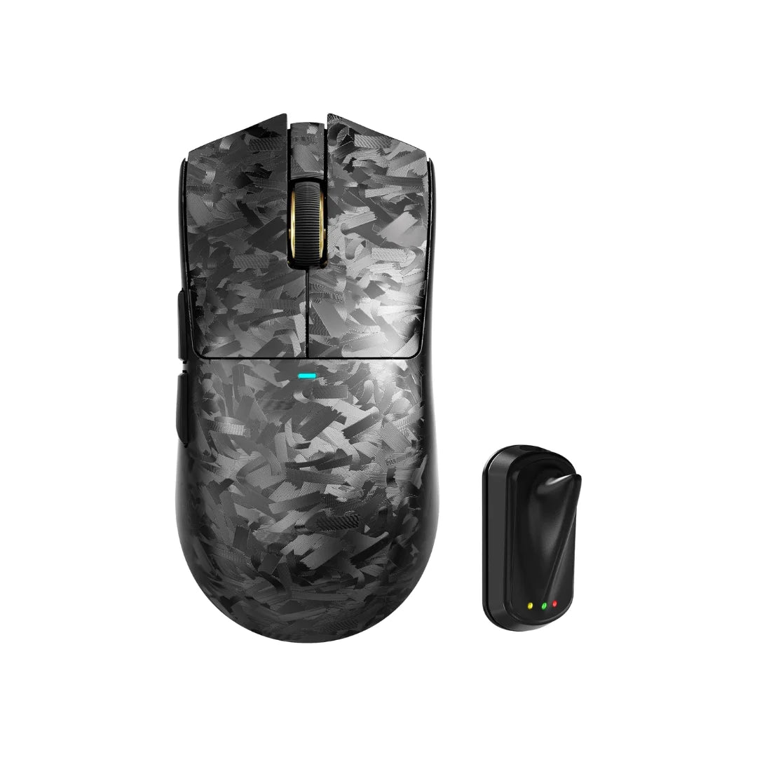 Attack shark x11 ultra 8k carbon fiber wireless gaming mouse with 42000 dpi-paw3950 max sensor-63g lightweight,nordic
