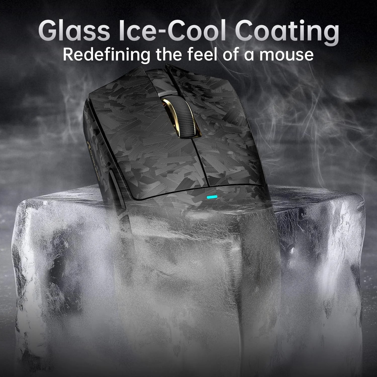 Attack shark x11 ultra 8k carbon fiber wireless gaming mouse with 42000 dpi-paw3950 max sensor-63g lightweight,nordic
