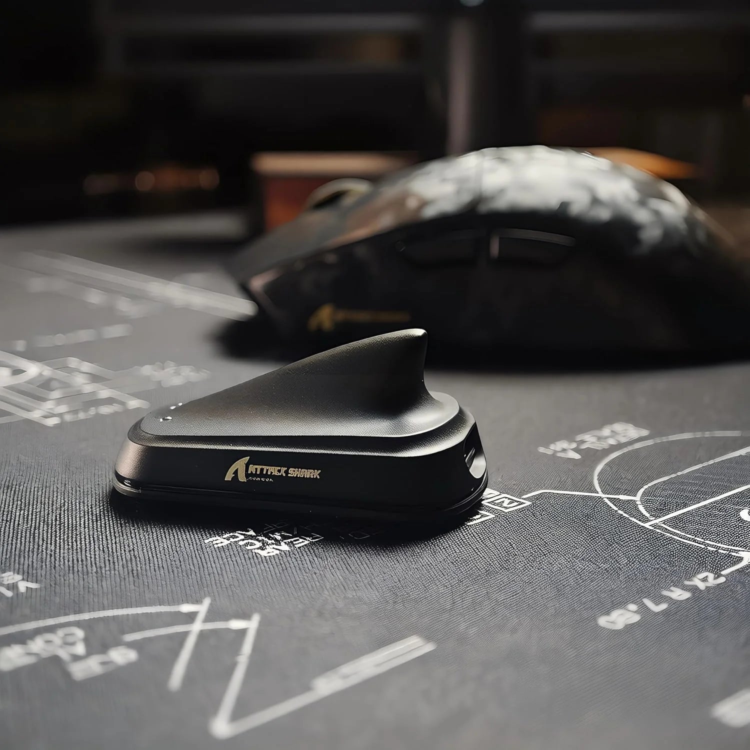 Attack shark x11 ultra 8k carbon fiber wireless gaming mouse with 42000 dpi-paw3950 max sensor-63g lightweight,nordic