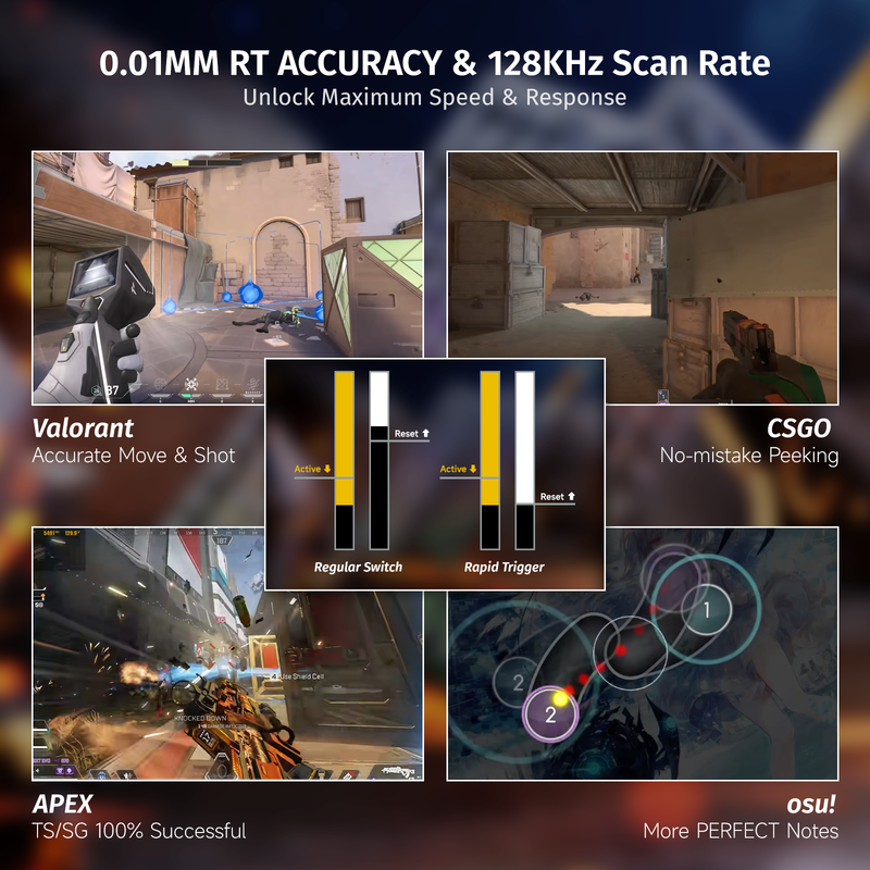 Attack Shark X68 he Rapid Trigger Keyboard Magnetic Switch