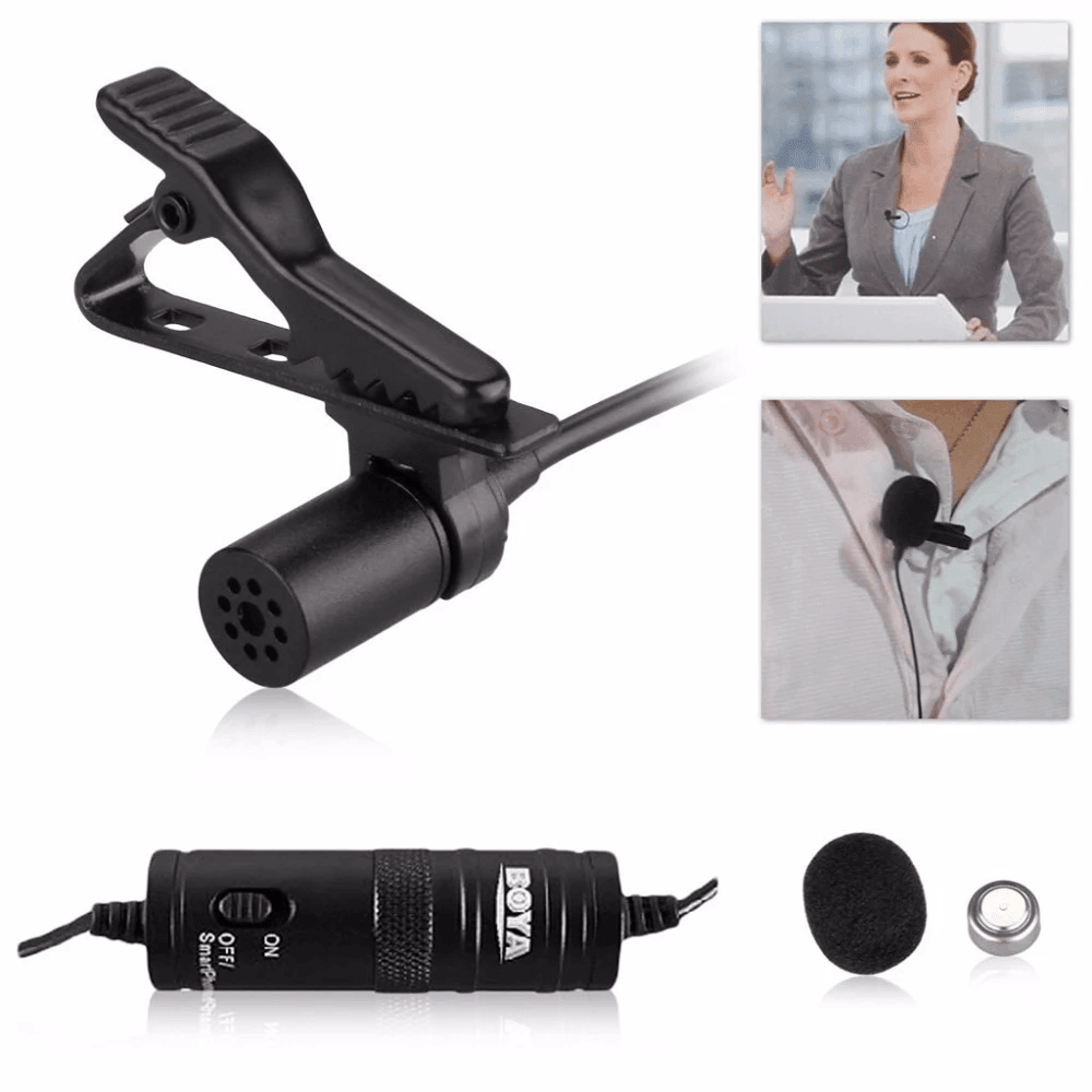 Boya By-m1 Omnidirectional Lavalier Microphone - Gameonjo