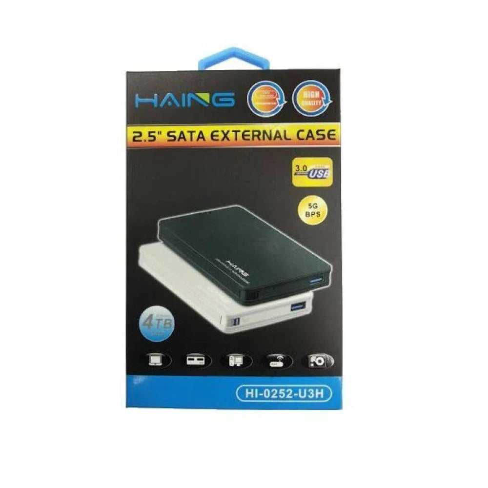 Haing 2.5’’ sata hdd enclosure external case usb 3.0 for fast data transfer - cables & chargers | charging cables &