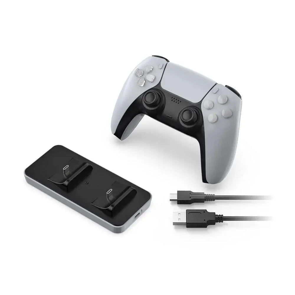Dobe tp5-0591 dual charging station for ps5 joystick controller - high quality performance - console | ps5 essentials
