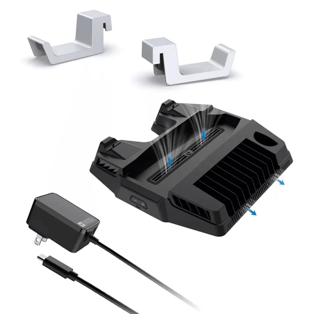 Dobe tp5-1525b ps5 cooling controller dual charging stand - console | ps5 essentials