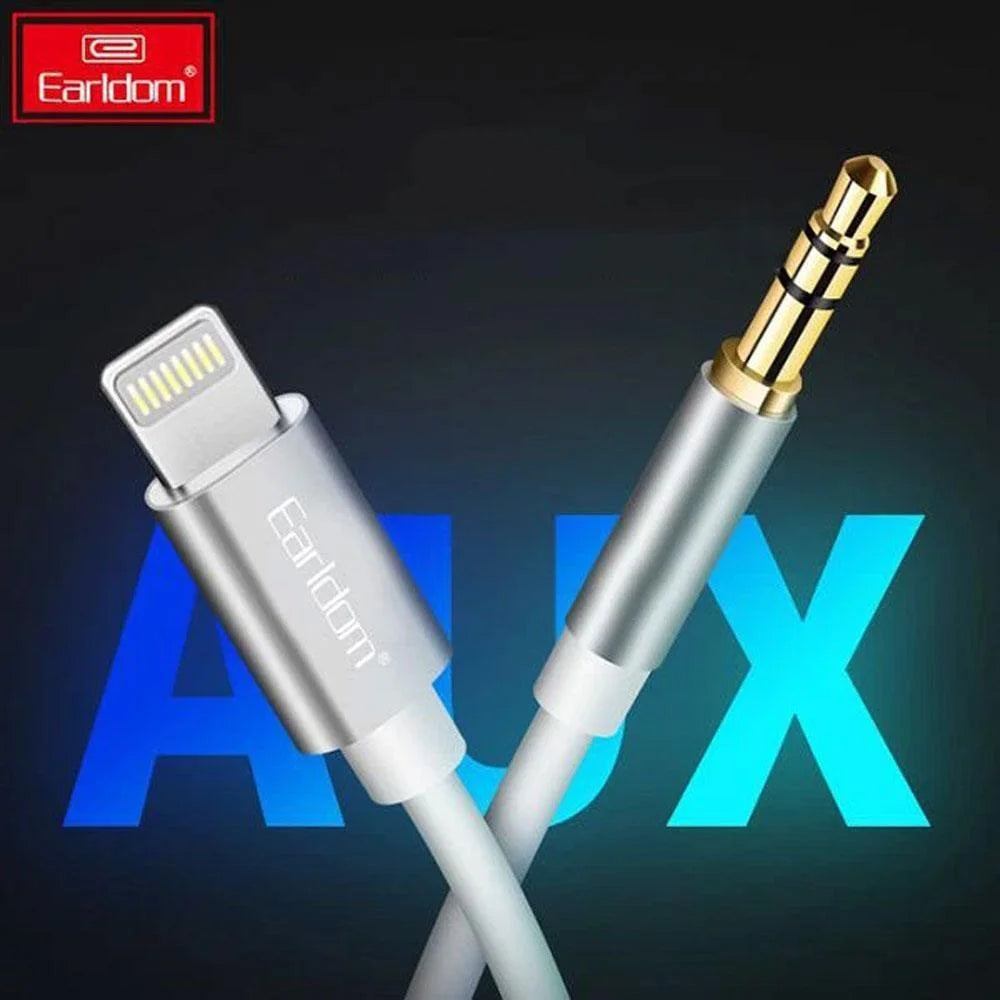 Earldom aux-22 | 1 lightning and 1 3.5 speaker out cable - cables & chargers | charging cables & adapters