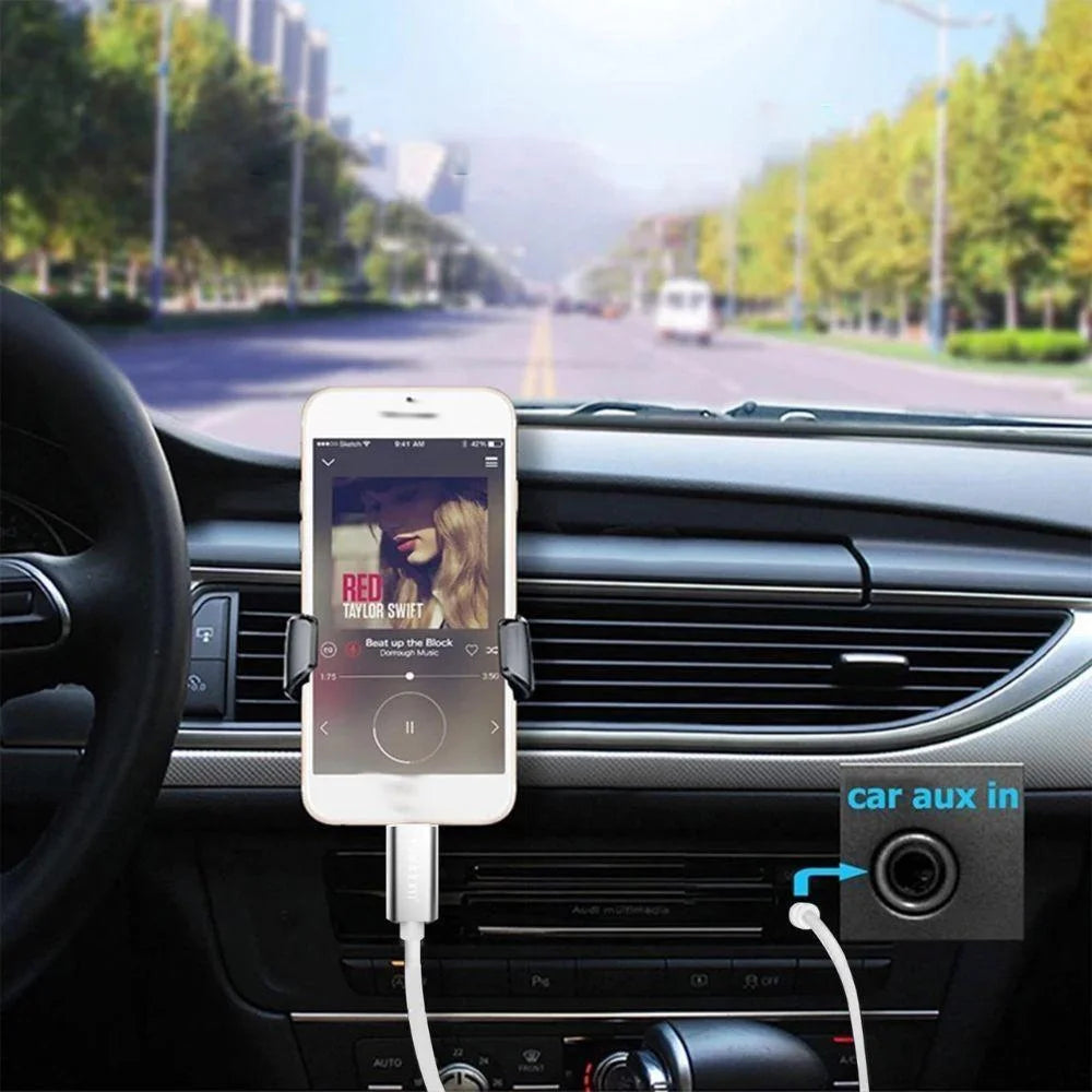 Earldom aux-22 | 1 lightning and 1 3.5 speaker out cable - cables & chargers | charging cables & adapters