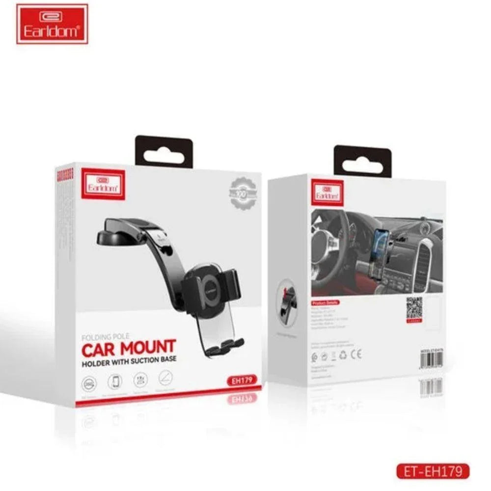 Earldom car phone holder et-eh179 for secure and convenient device mounting - cables & chargers | car essentials