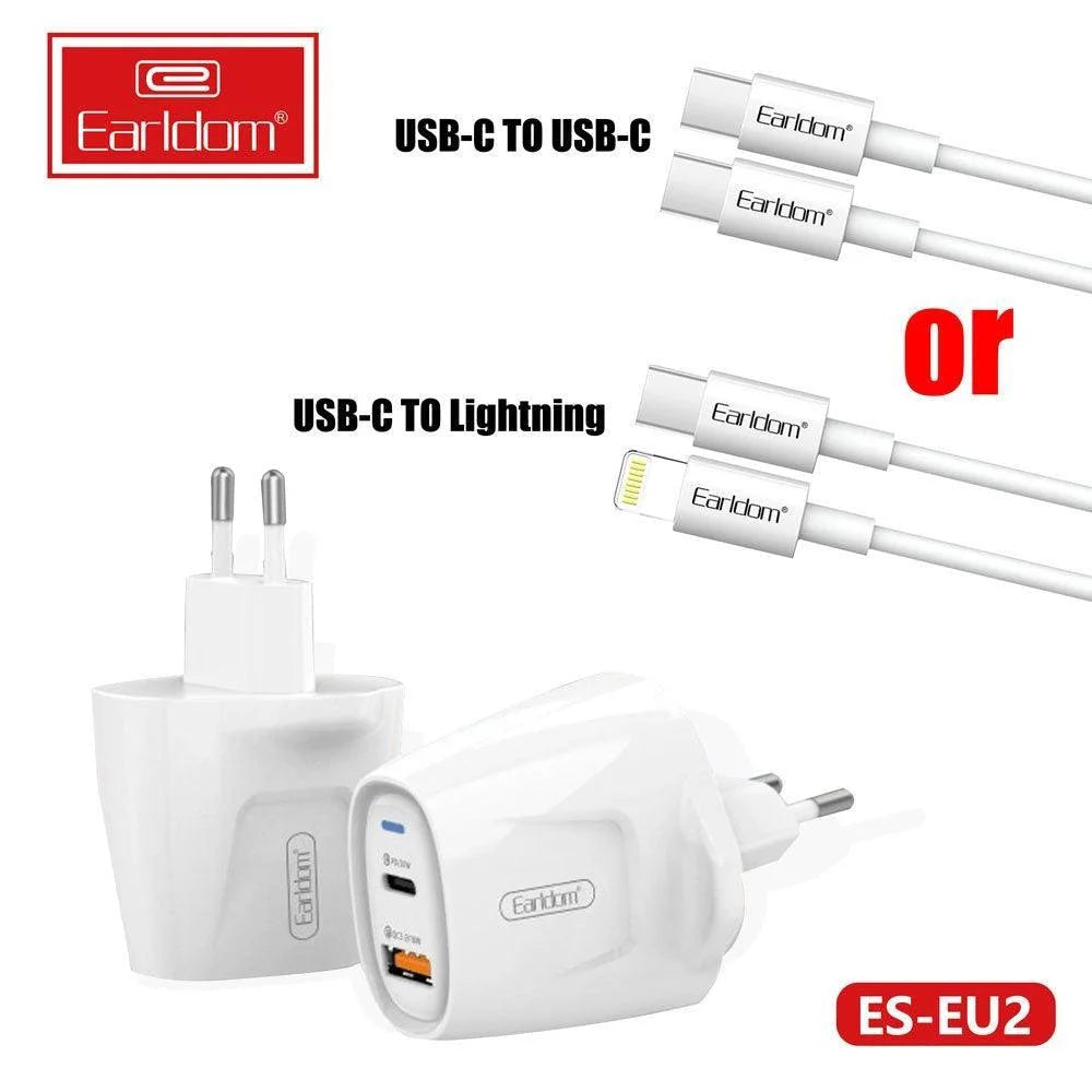 Earldom charger pd kit 20w earldom es - eu2 - cables & chargers | charging cables & adapters