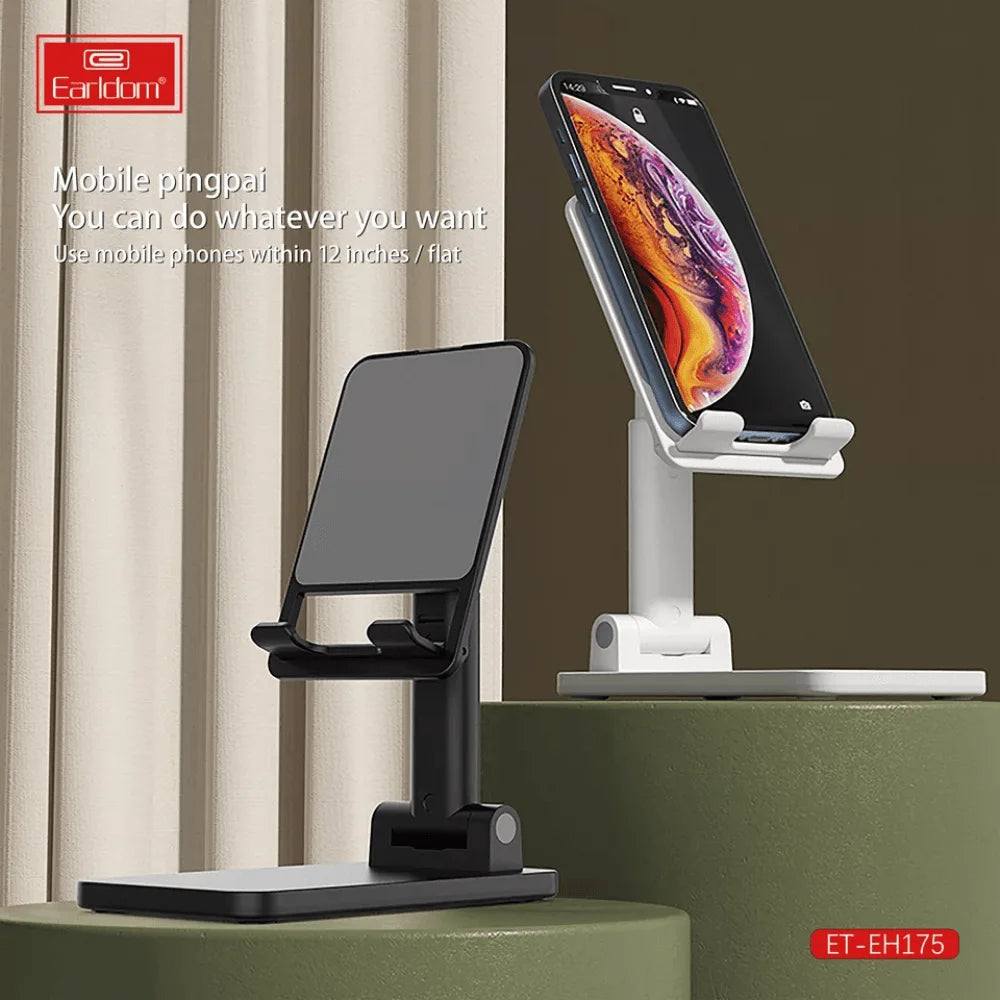 Earldom desktop tablet holder table cell foldable extend et-eh175 - cables & chargers | mobile essential