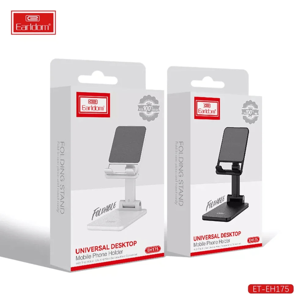 Earldom desktop tablet holder table cell foldable extend et-eh175 - cables & chargers | mobile essential