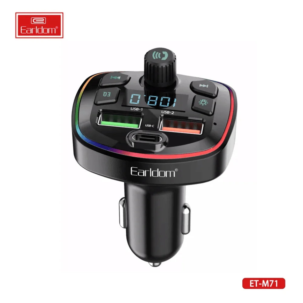 Earldom dual usb 3.0 a car charger mp3 audio player - cables & chargers | car essentials