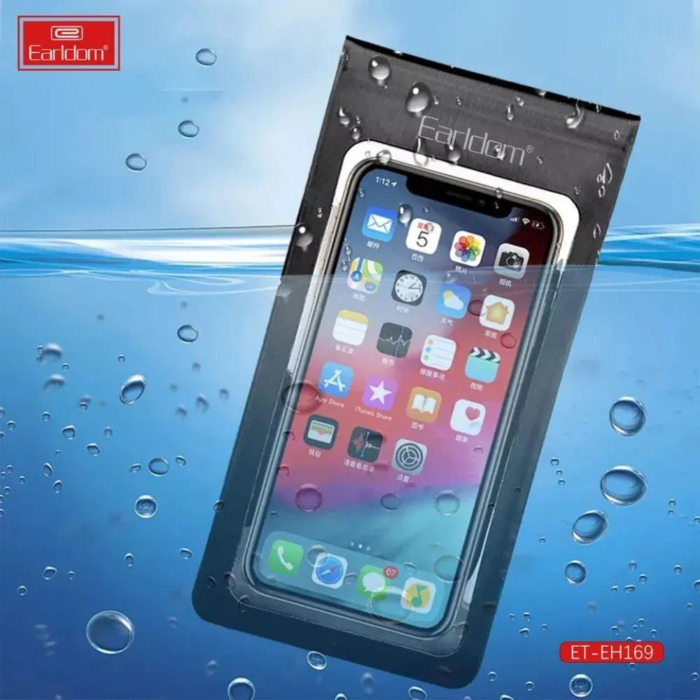 Earldom eh169 bike phone holder waterproof pouch bag for handlebar - cables & chargers | car essentials