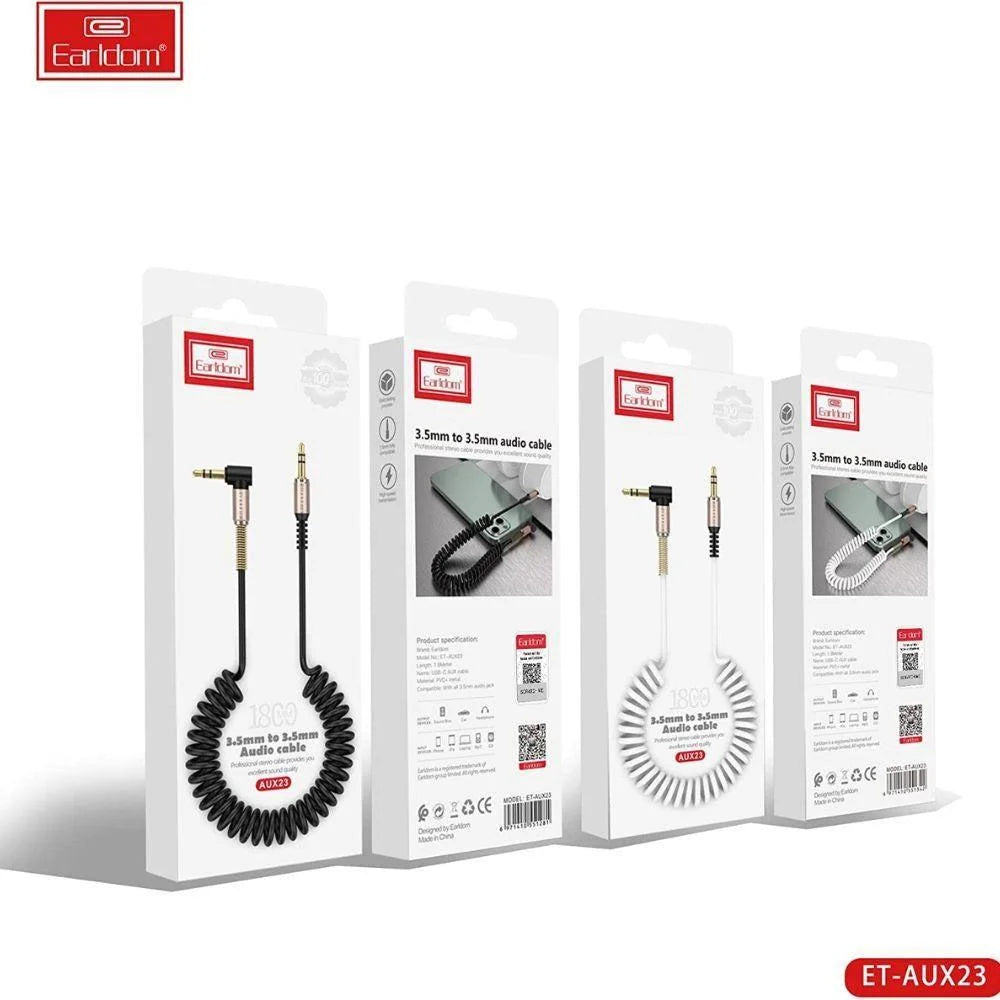 Earldom et-aux23 audio cable for high-quality sound connectivity - cables & chargers | charging cables & adapters