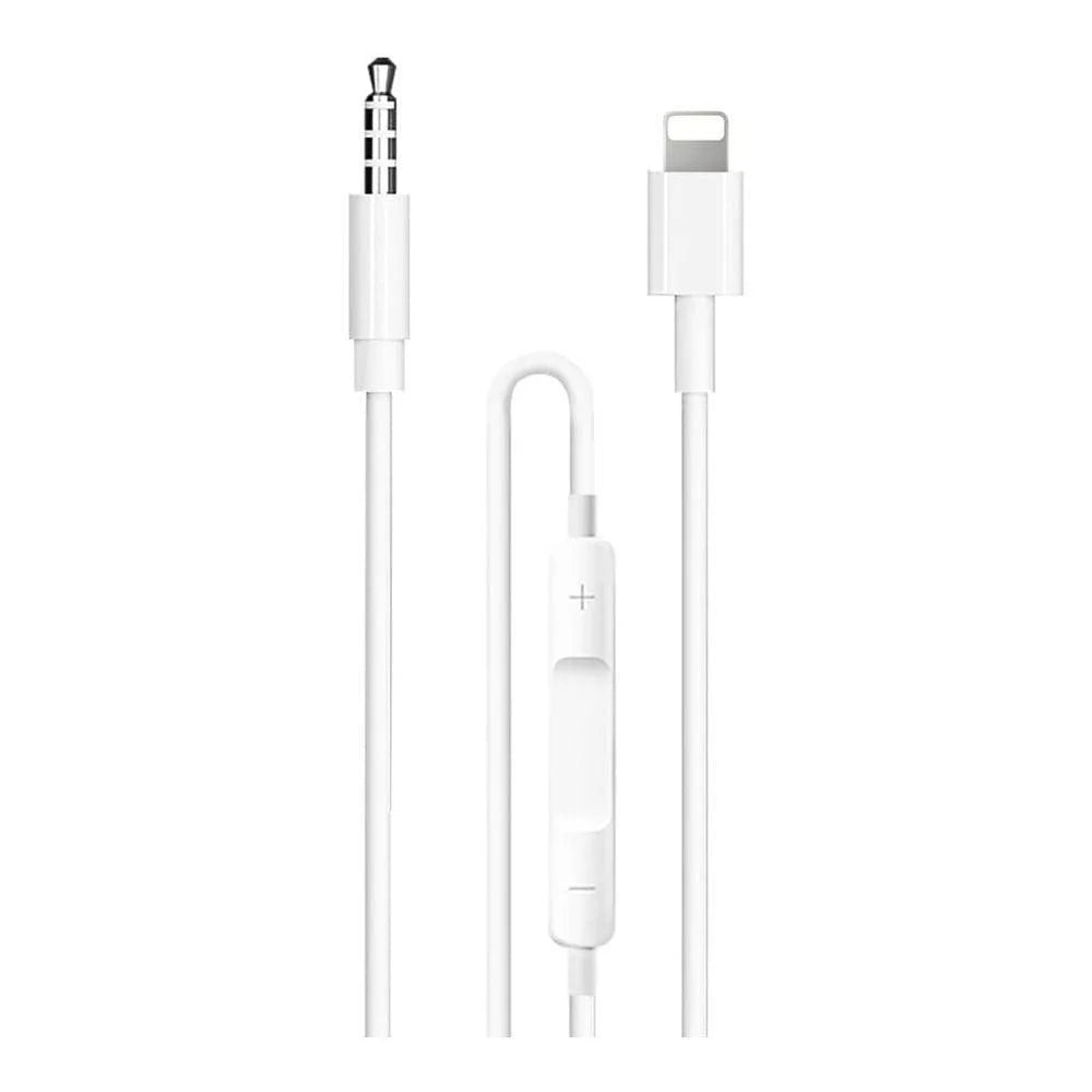 Earldom et-aux42 aux cable - white high-quality stereo audio connection - cables & chargers | charging cables & adapters