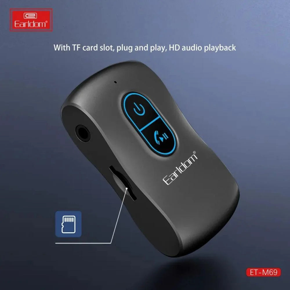 Earldom et-m69 audio adapter - 3.5mm aux handsfree car stereo music player - cables & chargers | charging cables &